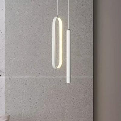 Modern Lustre Minimalist LED Chandelier Pendant Lights Nordic Bedroom Bedside Long Line Light Suspensions Luminaire Home Decor