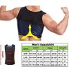 Herren Saunaweste Atmungsaktiv Schweiß Körperformer Schlankmachender Taillentrainer Weste Schnelltrocknendes Sport Tanktop Shirt Trainingsweste Ohne Reißverschluss