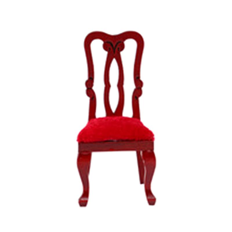 1 Piece Diy Accessories Miniatures Wooden Retro Simulation Dining Table Chair 1:12 Dollhouse Furniture Toy