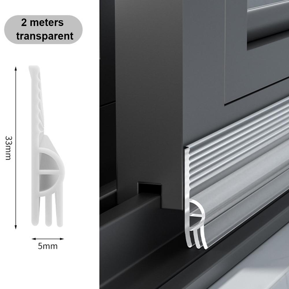 TPE Skyvevinduslist Selvklebende Trippel Lydisolering Vindtett Anti-kaldt Dør Under Fleksibel Værlist Tape