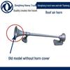 Dongfeng Trucks Tianlong Cab Roof Air Horn - Single Tube, Super Loud
