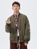 ACU Men's Dirty Color Baseball Jacket | American Workwear Casual Plus Size Loose Autumn/Winter Jacket