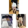 Elegant Knit Pleated Skirt For Women With Elastic Waist For Office Wear