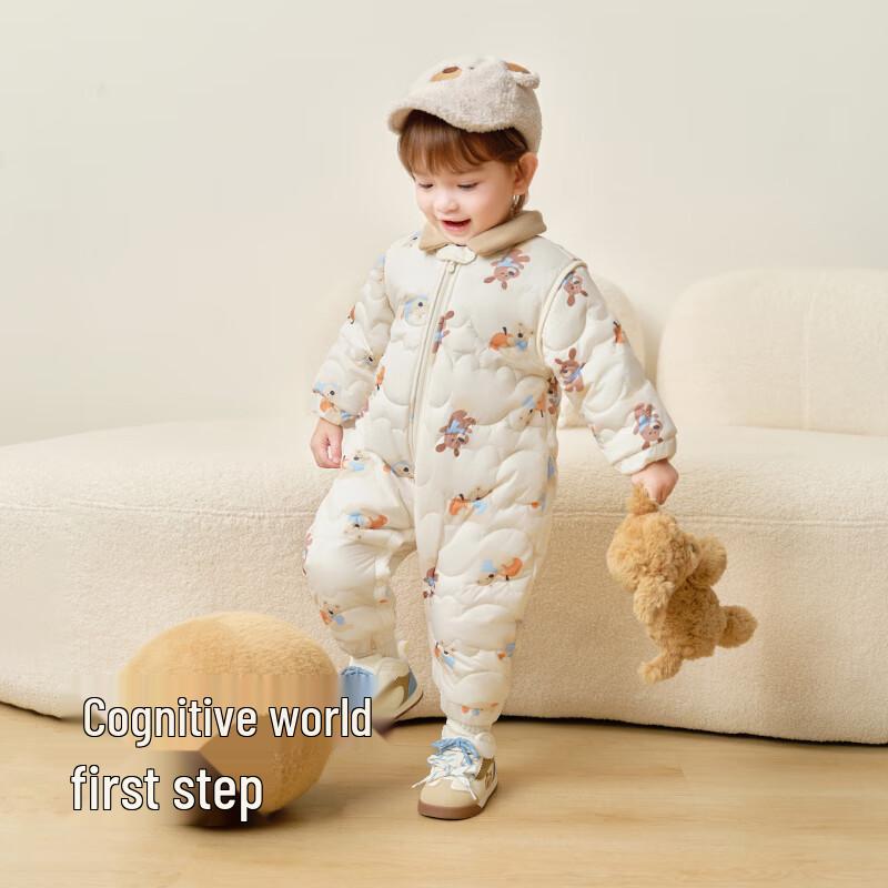 Balabala Baby Winter Plush Jumpsuit Romper 80