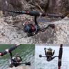 SOUGAYILANG Fishing Rod Portable Carbon Fiber Telescopic Fishing Pole 1.8m-3.0m Fishing Tackle Tools