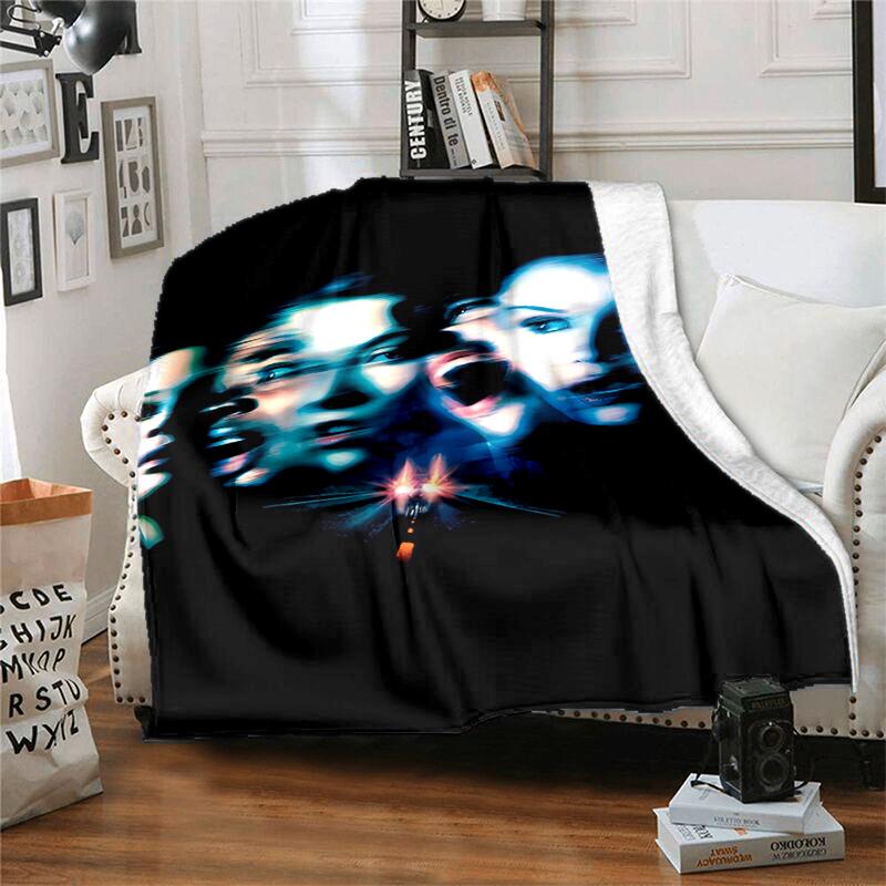 1pc Blanket Final Destination Bloodlines1 Print Design, Lightweight Blanket for Sofa, Bed- Soft &Warm, Gift for All Seasons Like Christmas, Halloween