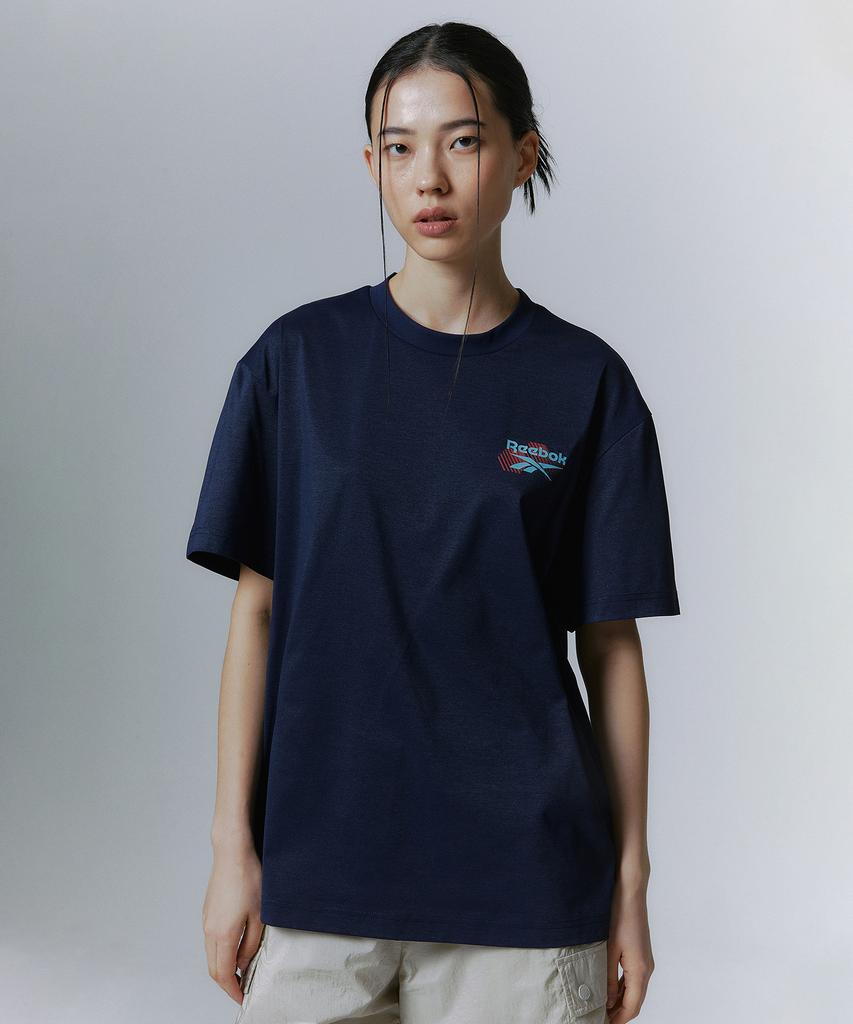 REEBOK Wild Run T-Shirt - Navy