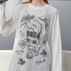 UNIFREE Celebrity Style Loose Long Sleeve T-Shirt Blouse