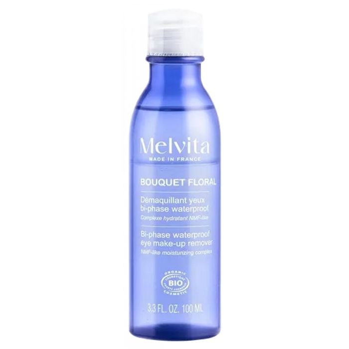 Melvita Bouquet Floral Démaquillant Pour Les Yeux Bi-Phase Waterproof Bio 100 Ml