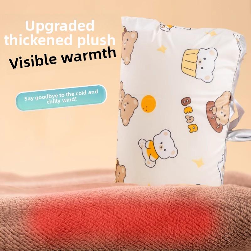 Warm and Protective Handlebar Cover for Electric Motorcycles, Waterproof Handlebar Gloves for Electric Bikes, Windproof Thickened