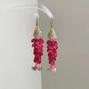 Bohemian Mediterranean Big Fish Earrings Shiny Shell Scale Statement Earrings for Women Daily Casual Wear