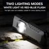 Portable Keychain Outdoor Lighting - Mini High Brightness Rechargeable Cycling Light for Night Use