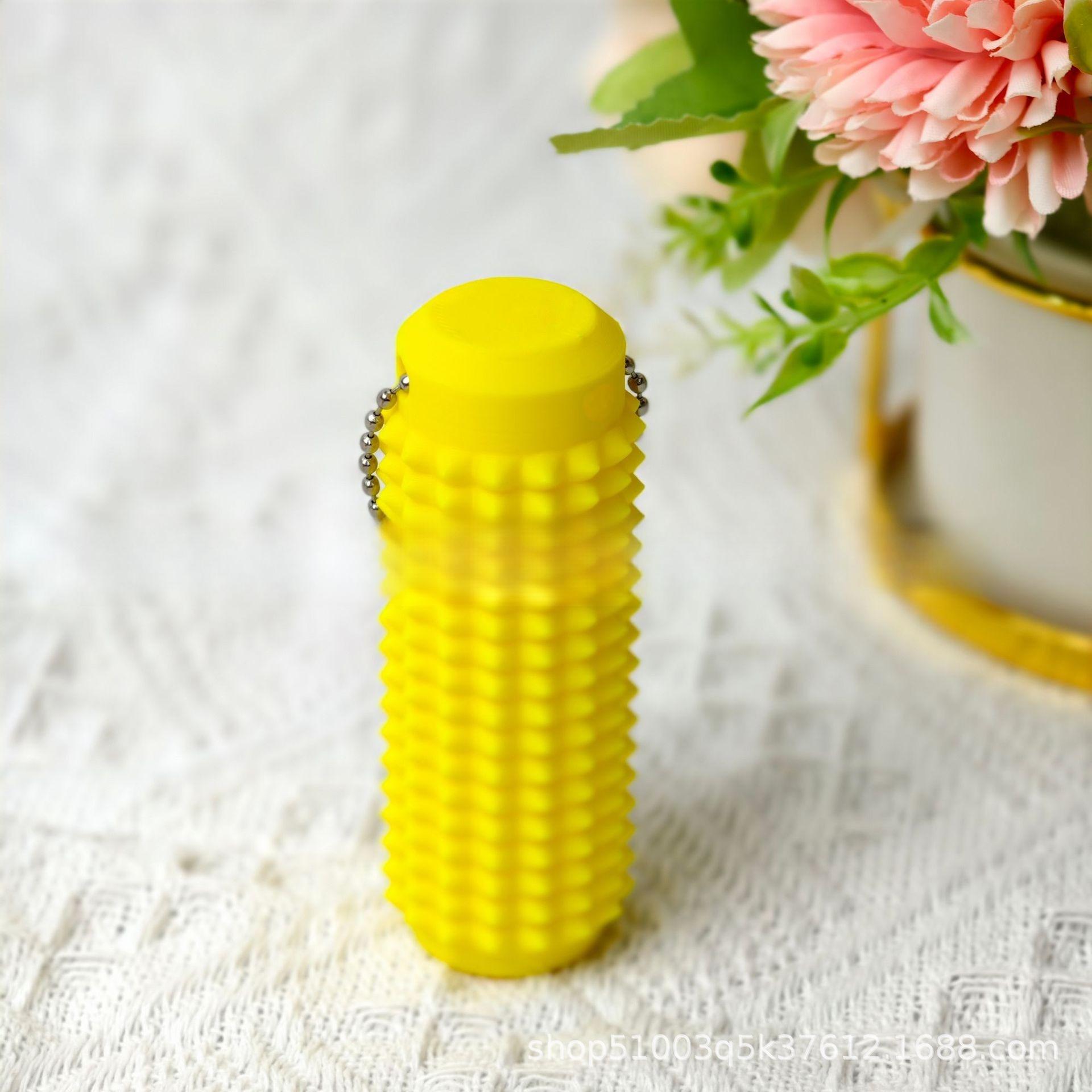 

Spiky Grippie Stim Keychain Sensory Toy Fidget Fingertip Decompression Massage Relieve Stress Reducing Toys Antistresse Edc