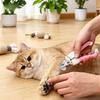 Dog Nail Clippers Cat Pet Nail Clippers with Sickle Small To Large Dog Nail Clipper Stainless Steel Grooming Scissor Grinder Set
