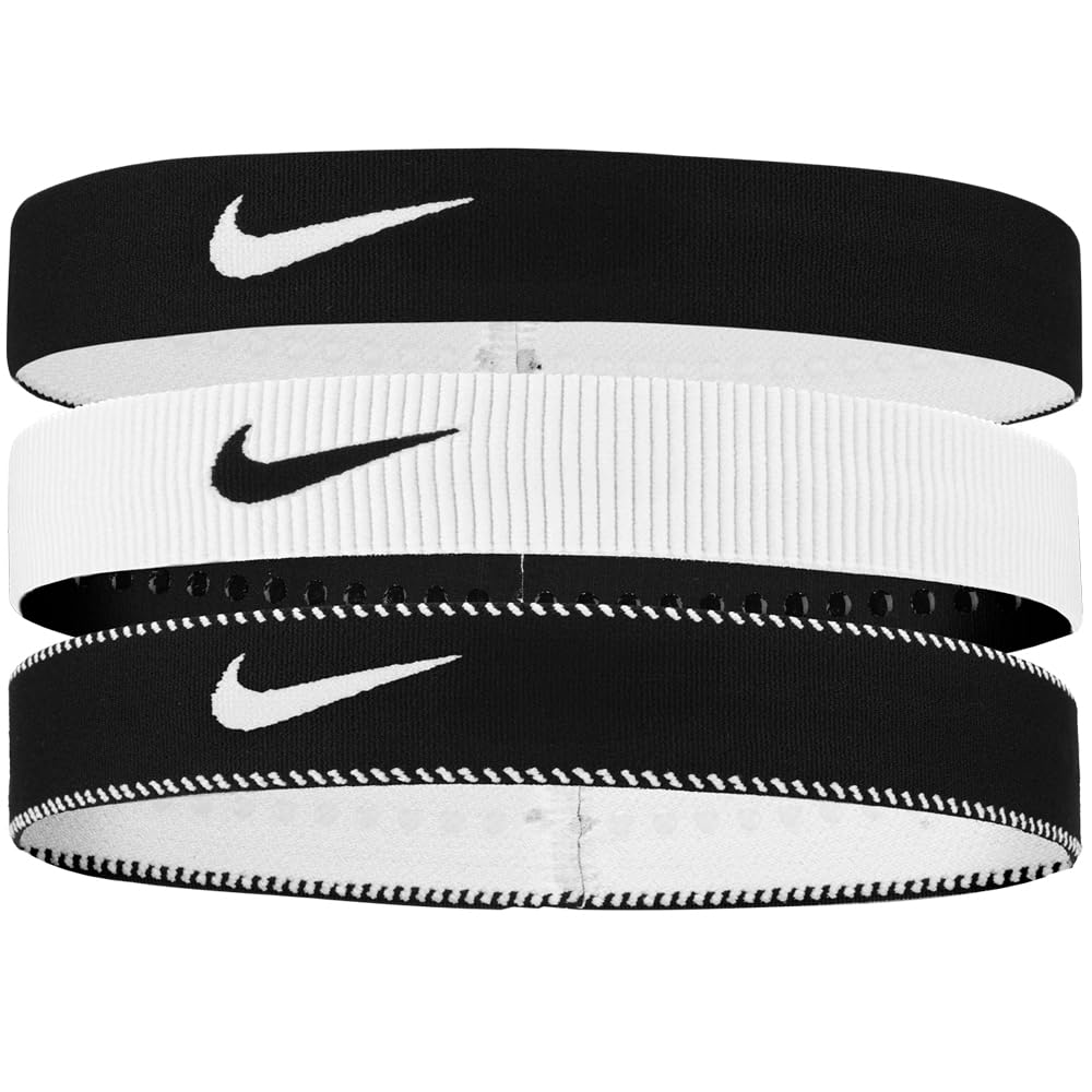 

NIKE Flex Classic Wide Headband 3-Pack Black/White/Black BN2001-036