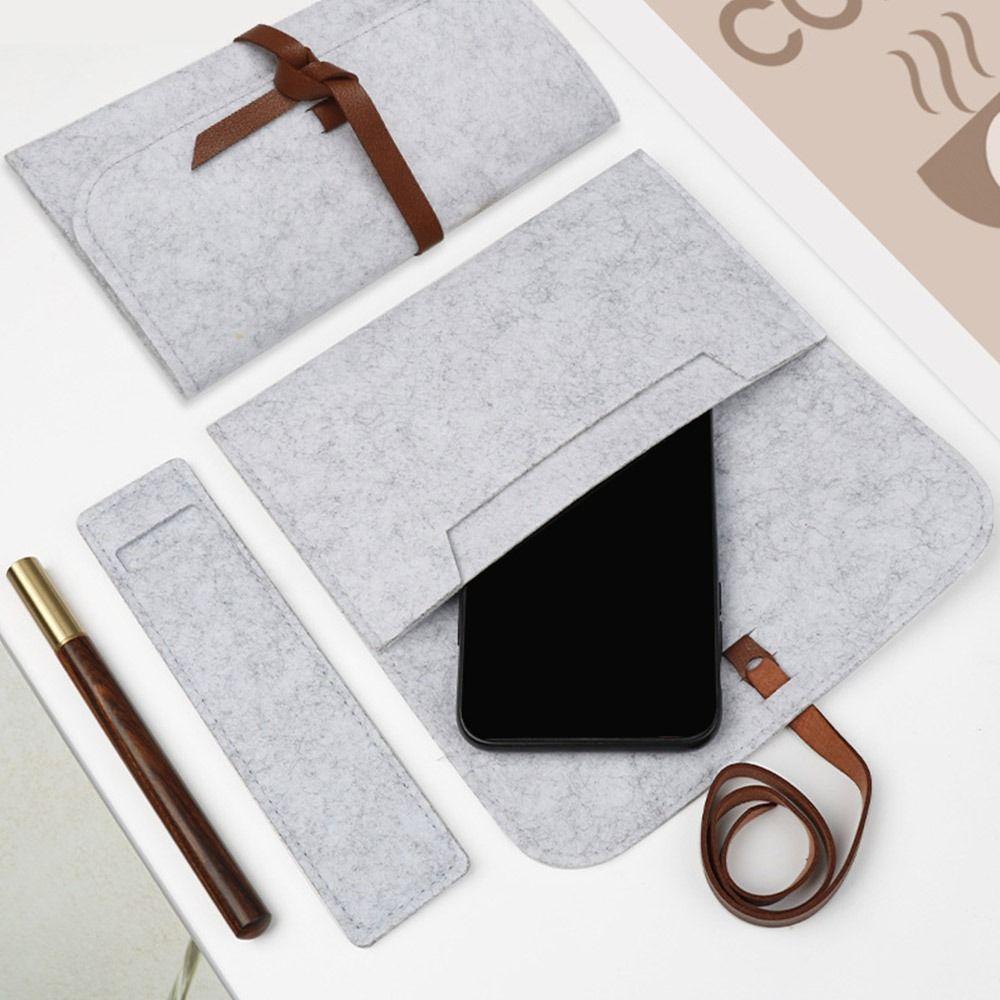 Felt Pen Pouch Multifunctional Pen Protective Sleeve Simple Pen Curtain Back To School