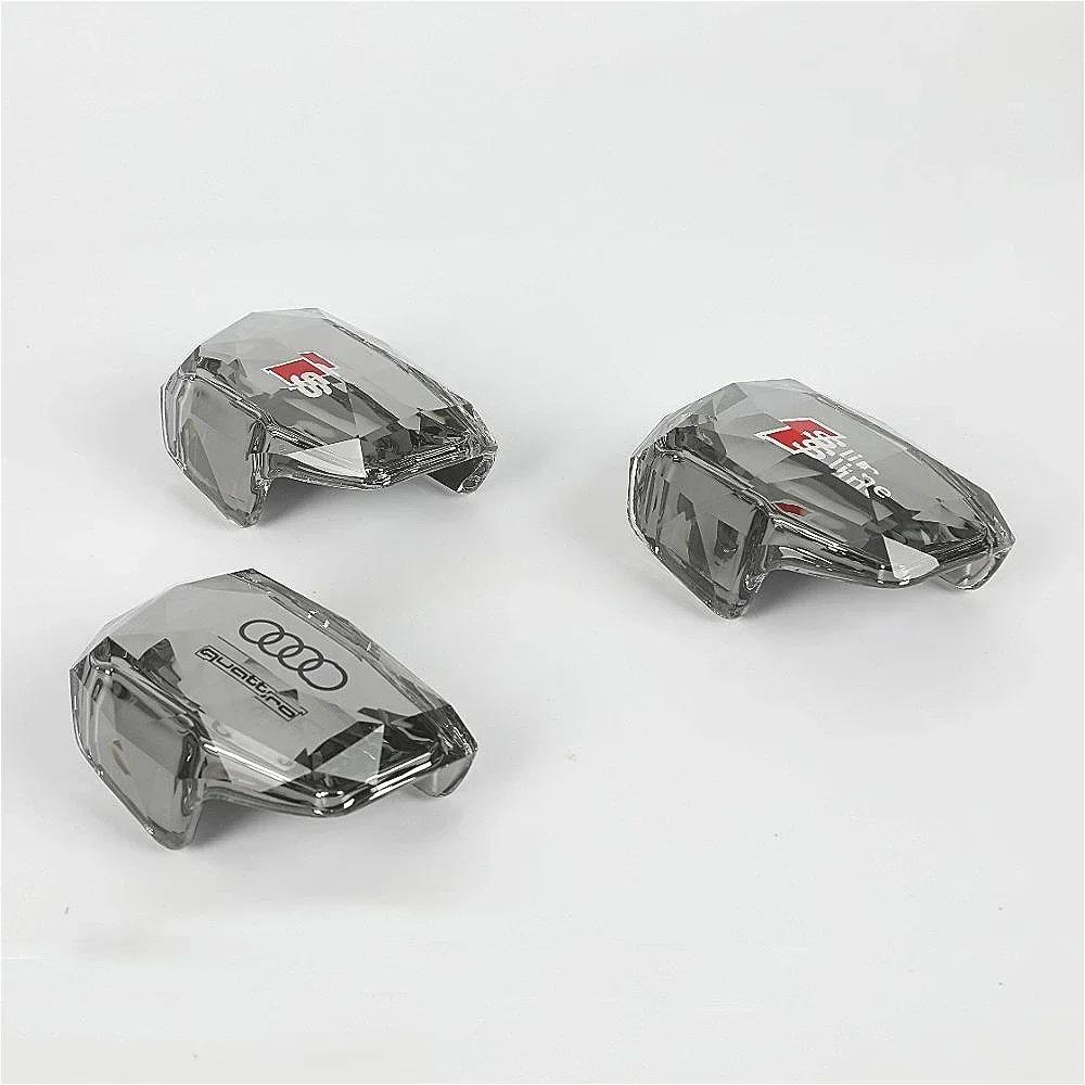 For Audi A5 Hub Caps Hot For Audi Right Drive RHD Crystal Gear Shift Knob Lever Handle Head Cover for Audi S4 S5 Q7 A4 Q5 RS4 RS5 A5