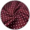 SHLAX&WING Red Polka Dot Maroon Wedding Tie for Men, Fashion, 147cm