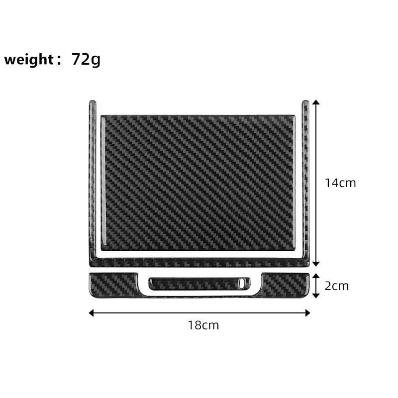 Carbon Fiber Car Interior Cover Trim For Toyota Camry 8 Center Console Storage Box Decoration Sticker Car Inner