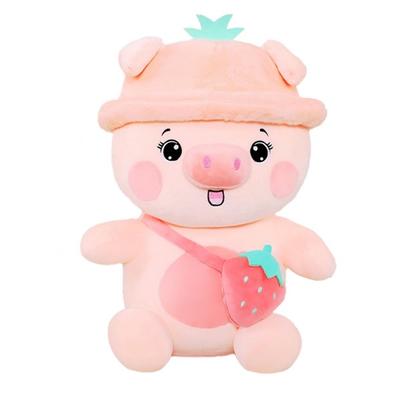 Haesol Personaje Reino Animal Cerdo Muñeco Adorno para Dormir, Rosa, Productos para bebés coreanos
