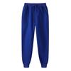 16-Color Men’s & Women’s Slim-Fit Fleece Sweatpants: Elastic Waistband, Plain Jogger Pencil Pants