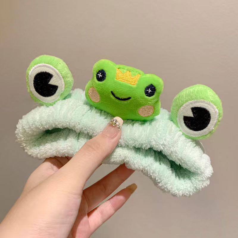 Cute Cartoon Plush Hair Tie Headband - Women's Makeup & Face Wash Accessory