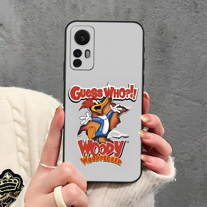Woodpecker Woody Phone Case For Xiaomi 13 11 11T 9 12 10C 9T 8 9SE 11i Lite Ultra Note 10 Poco F3 M4 M3 Pro Covers