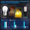 GLOFE 7443 7444 3030SMD Dual Color Type 2 Switchback DRL LED Turn Signal Light Bulbs with Hyper Flash Prevention and Error-Free Built-in Resistors,