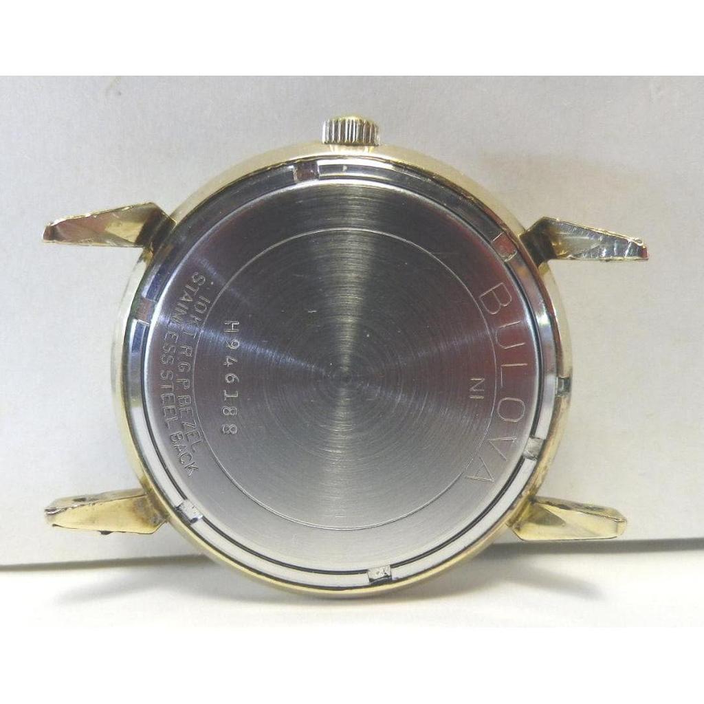 Used 1968's ~ 'Vintage BULOVA MENS 10K gold plated For everyday use