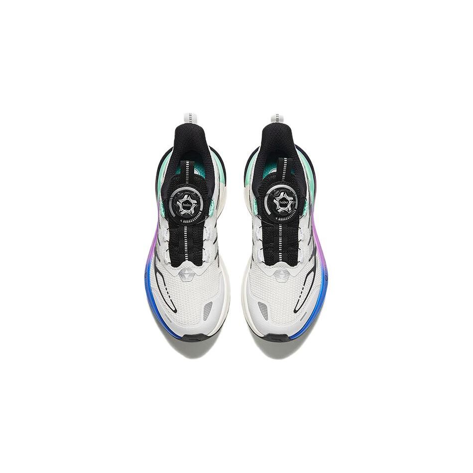 Anta Kids Comfortable Non-Slip Durable Low-Top Running Shoes Kids Sneakers White Gray 312345502-1