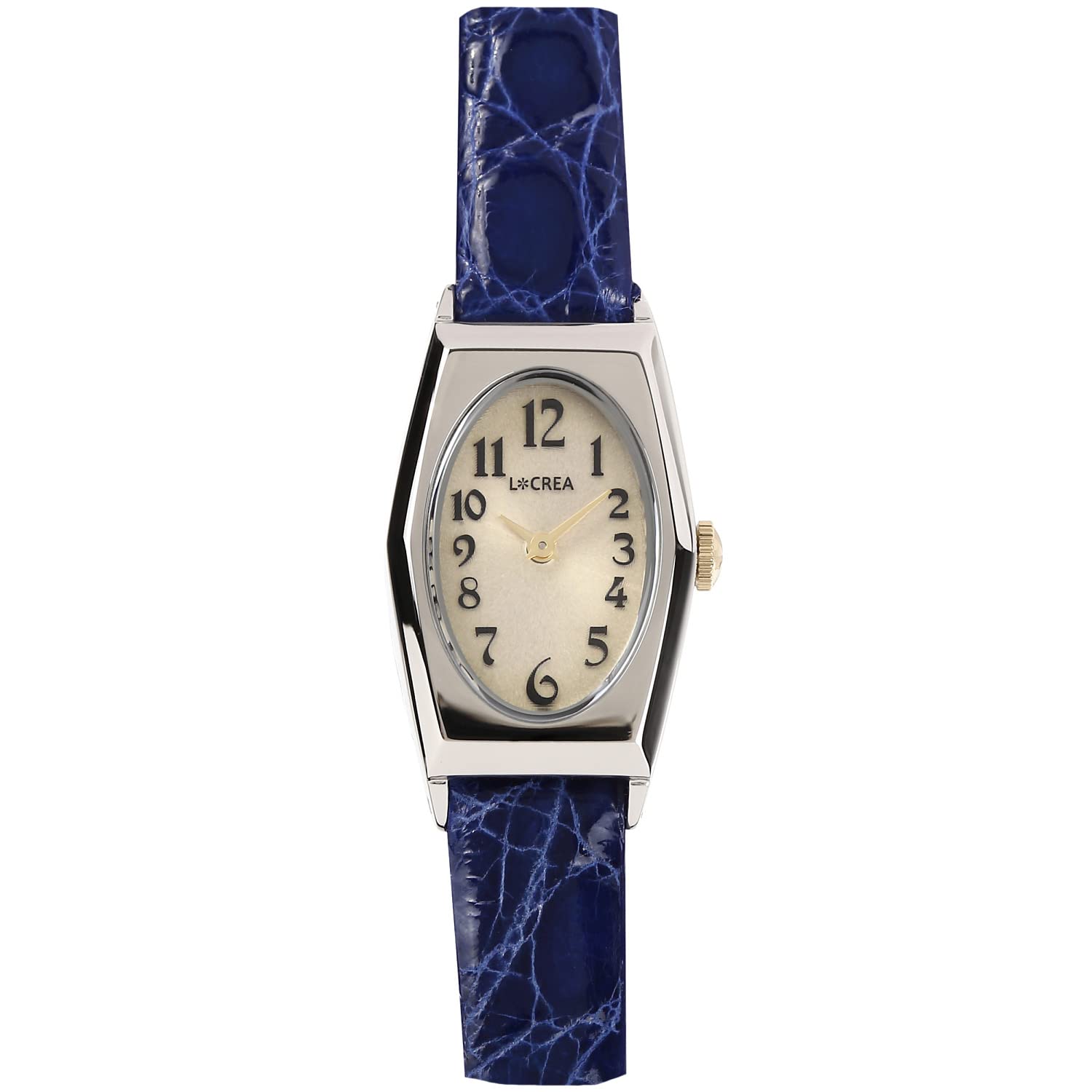 

Годинник Solar Ladies Made in Japan LeClair Genuine Crocodile Leather [LCREA] (OVALE/срібло, пояс/LC2003-SSCBL)