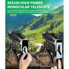 Monocular Telescope 80x100 High Power with Smartphone Adapter Tripod Larger Vision Monoculars for Adults with BAK4 Prism & FMC Lens Suitable for Bird
