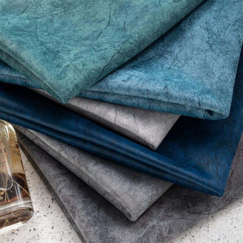 Thickened Velvet Swan Cloth Fabric Leather Simulation Printed Soft Cover Hard Cover Sofa Fabric Home Decorative Material