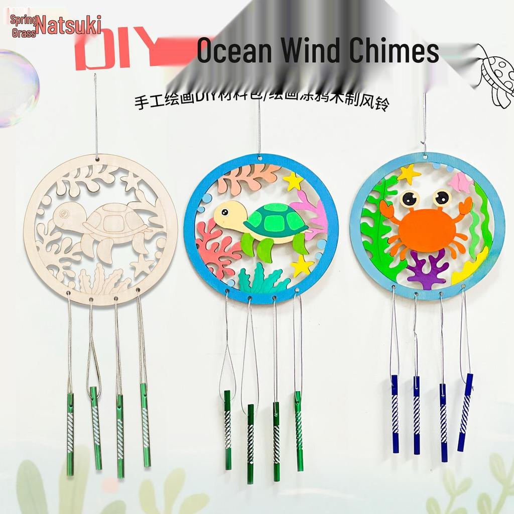 DIY Wooden Christmas Wind Chime Kit: Children's Painting & Decorating Ornament Gift