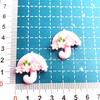 Raindrop Series: Colorful Lily Cartoon DIY Ornament Cream Glue Resin Hair Clip Accessories