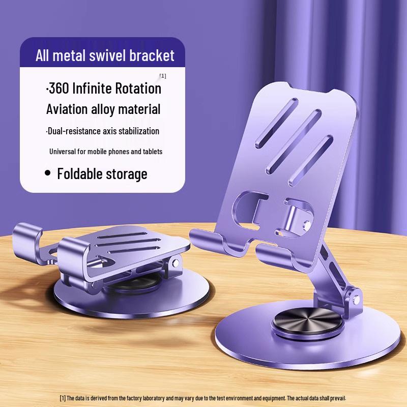 

Universal Rotatable Metal Stand for Phones & Tablets - Perfect for Relaxed Viewing, Streaming & Online Classes, Foldable & Multi-functional.
