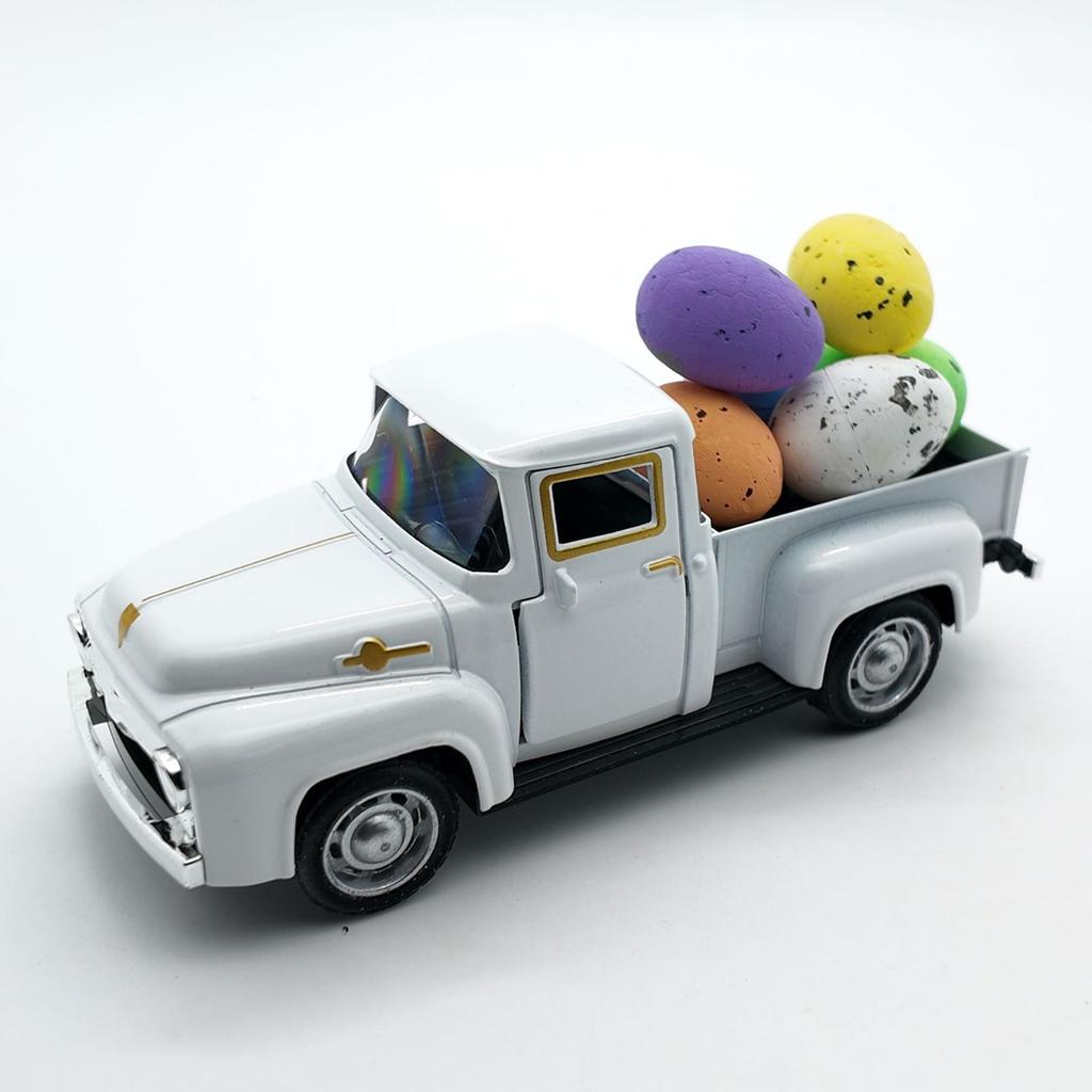 Easter Decorations For Children, Including A Bunny Car Die- Model.