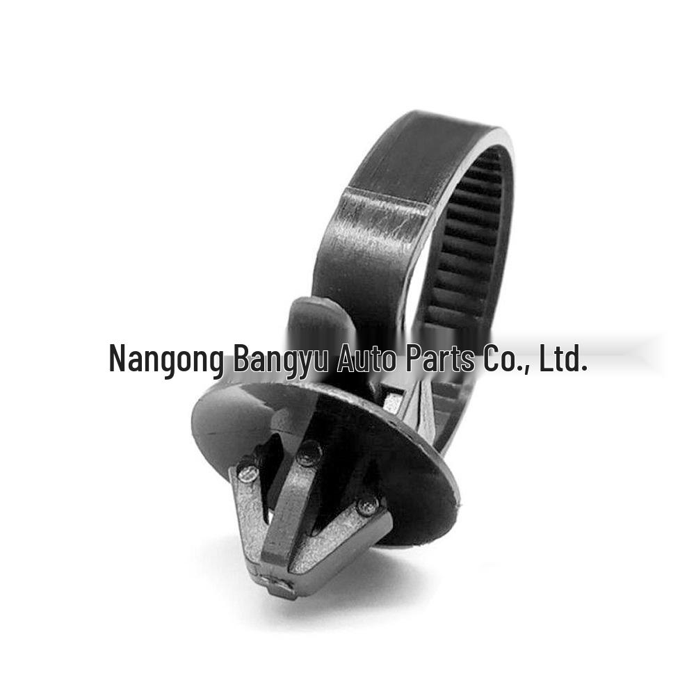 Nylon Cable Tie with Airplane Head - Black Push-in Type Wire Harness