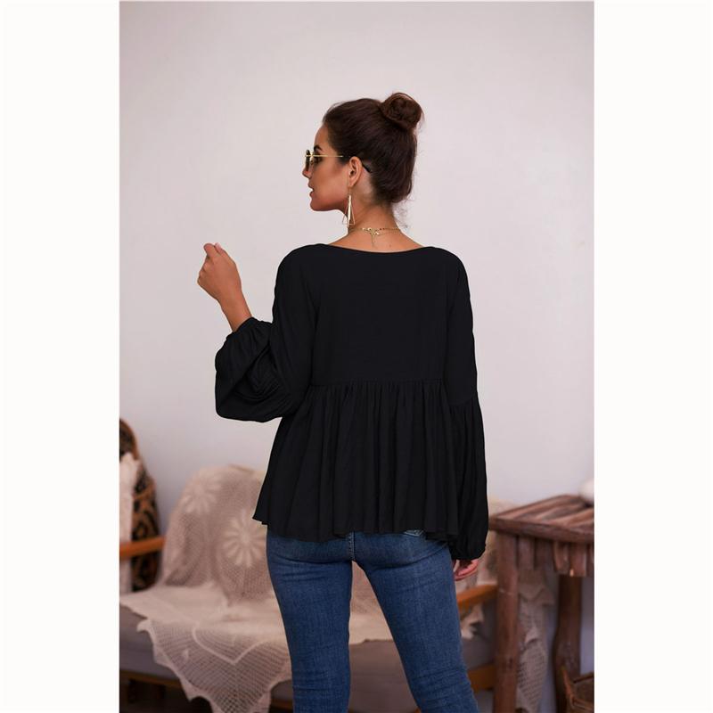 T-shirt Casual Pullover Women Blouse 