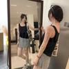 Women's U-Neck Wide Shoulder Strap Tank Top, Sleeveless Summer 2026 Style, Versatile as Inner or Outer Wear