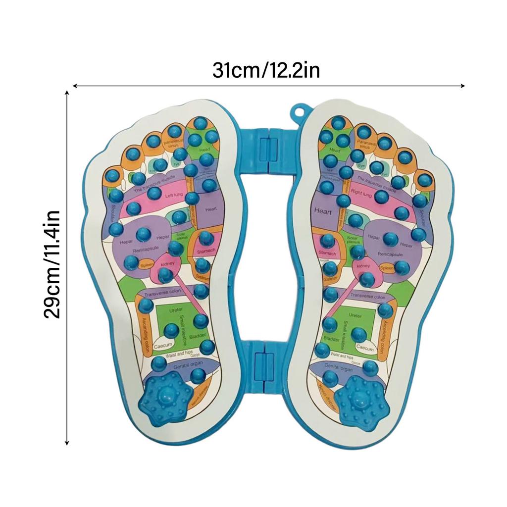 Feet Massager Board Acupressure Mat Anti Fatigue Sore Feet Relief Device for Men Women Acupressure Reflexology Massager