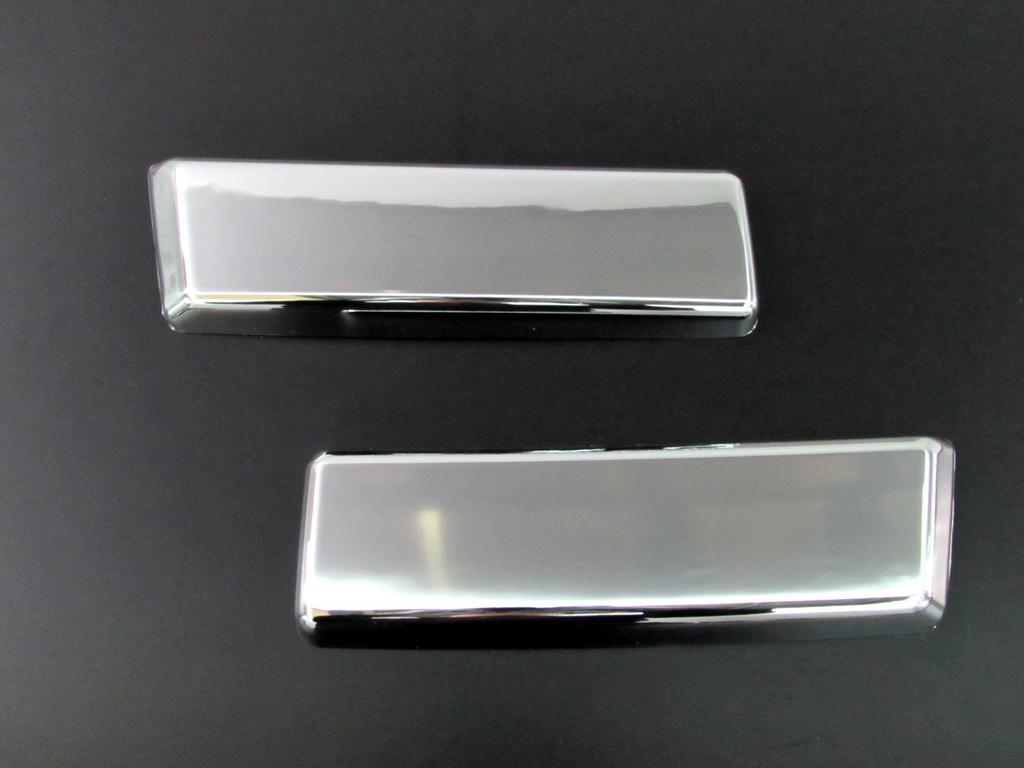 BRIGHTZ Chrome Front License Plate Side Covers Type A for Estima Hybrid AHR20W AHR20 AHR R20 20 Estima Hybrid Hybrid 21601 (3rd Generation)