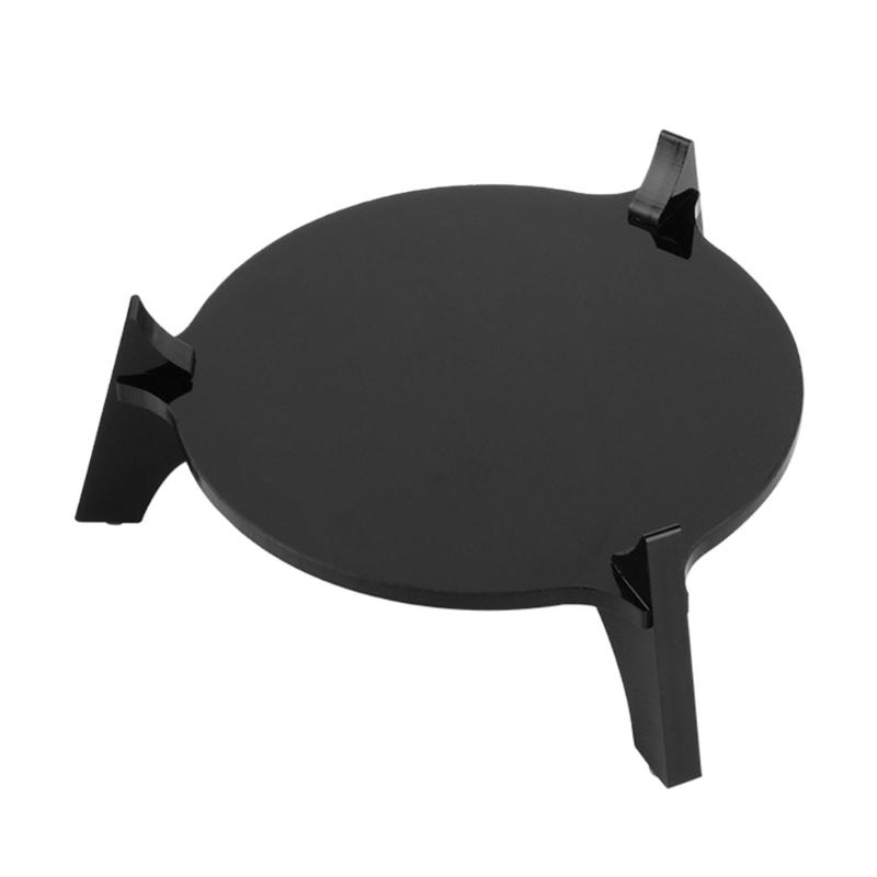Акриловая настольная подставка, совместимая с колонками, подставка для демонстрации для улучшенной устойчивости, силиконовая накладка, изоляционная подставка для колонок чёрный