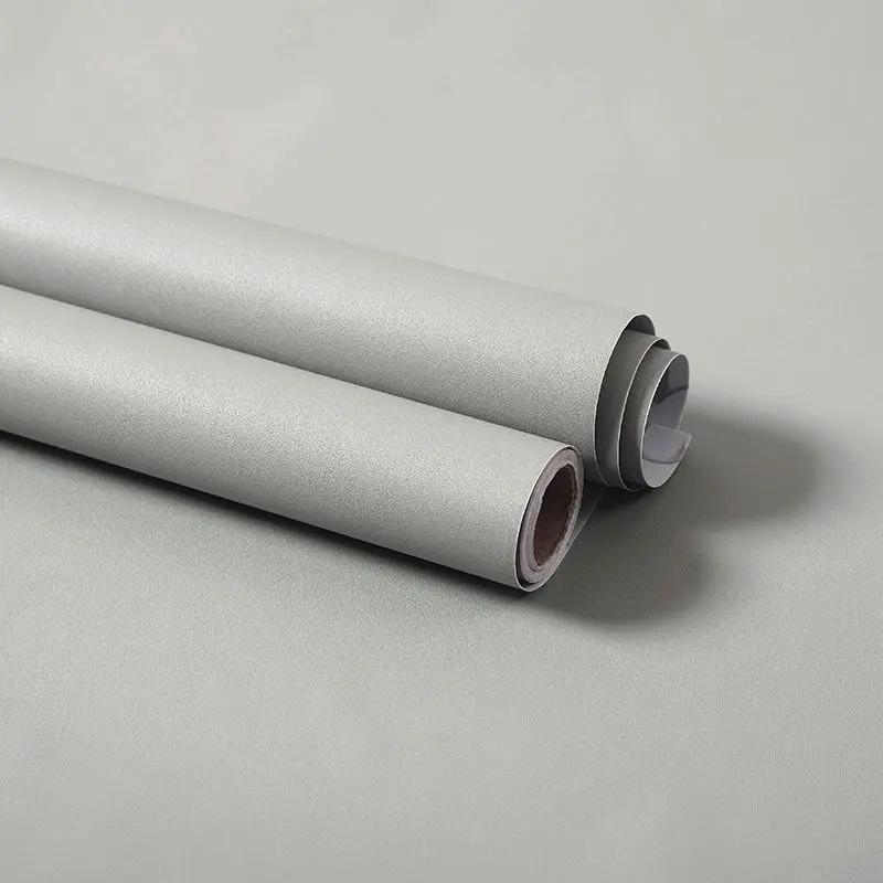 

1/3/5M Matte Wall Cover White/Grey/Black Vinyl Self-Adhesive For Wall Shelf Liner Table Door Living Room Contact Paper Wall Decor 40cm x 100cm