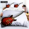Juego de Cama de Guitarra Clásica 3D Guitarra Eléctrica Música Punk Rock Juego de Funda Nórdica Funda de Edredón Tamaño Queen Para Niños Niños Hombre Joven