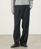 Leopeusaideuhwaiteulabel Summer Wool Pants Dark Navy