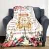 Happy 60Th Birthday Personalized Blanket Customize Your Name Comfortable Versatile For Picnics Outdoor Travel And Camping Sofa Office Four Seasons