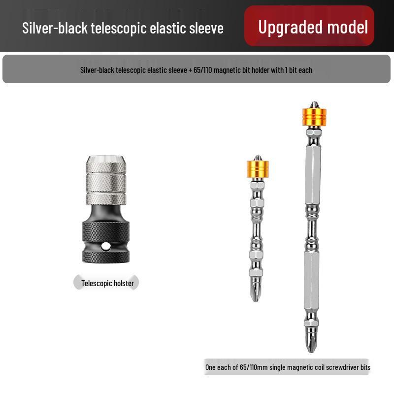 Multifunctional Electric Drill Bit & Wrench Adapter Set with Telescopic Socket