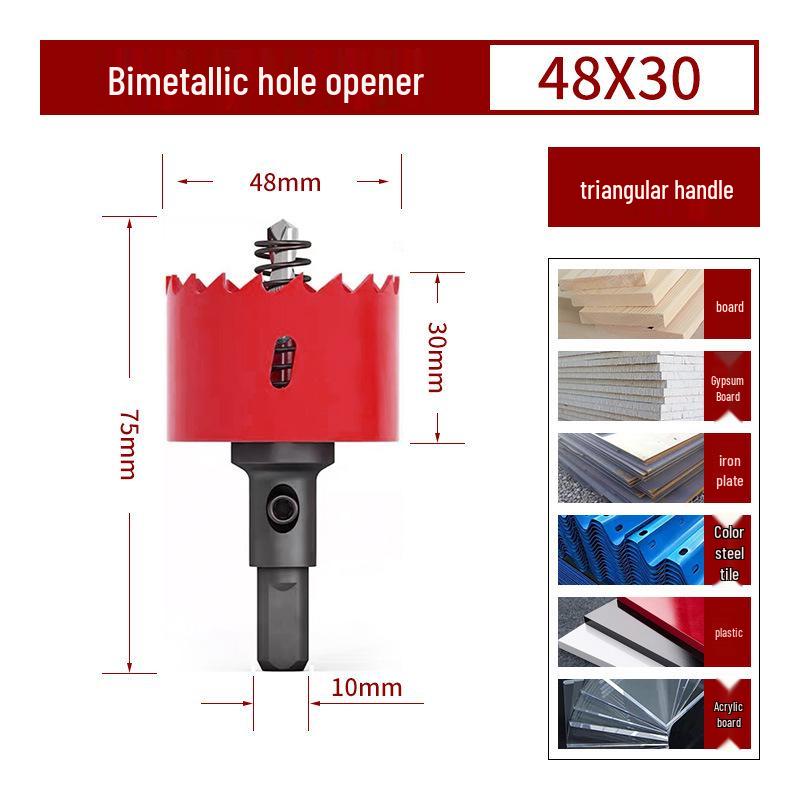 Bimetall-Lochsägebohrer für Holz, Gipskarton, PVC und Eisen