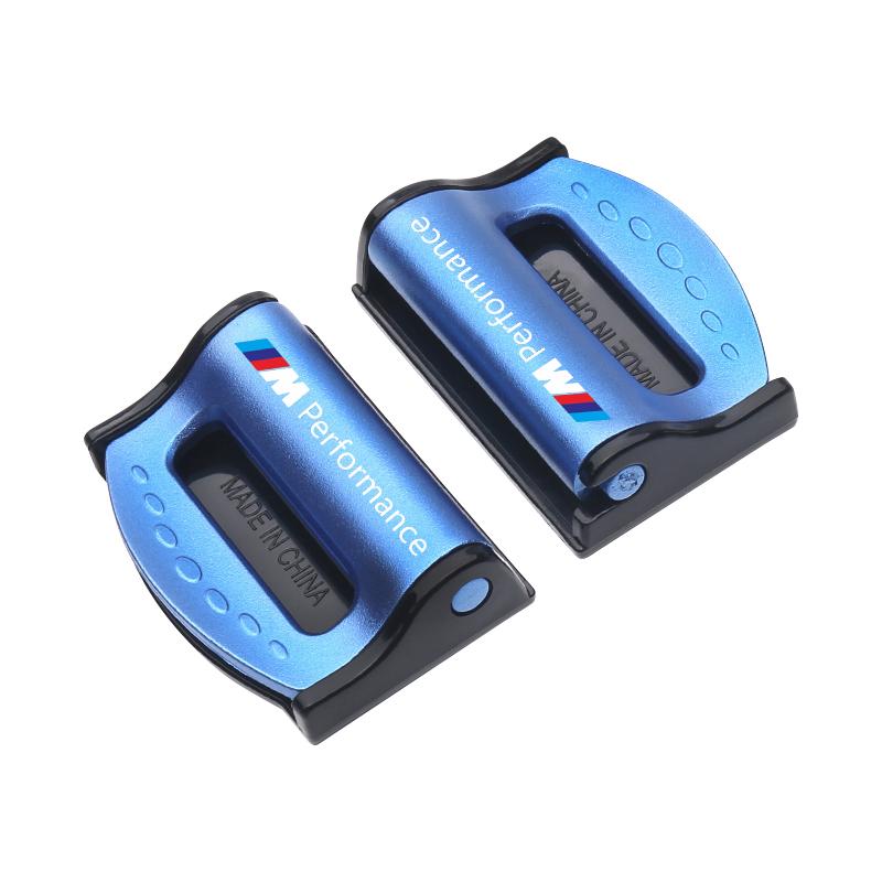 2Pcs Car Safety Seat Belt Buckle Clip Seatbelt Stopper Adjuster Clip For BMW M E34 E36 E60 E90 E46 E39 E70 F10 F20 F30 X5 X6 X1 M3 M5 M6 E71 F01 F87